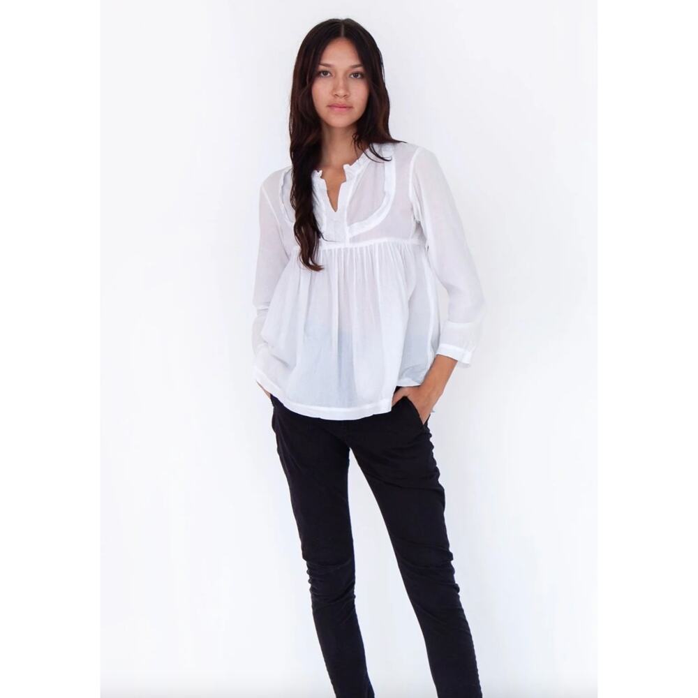 Matta Vaibhav Top 100% Cotton White Size Medium